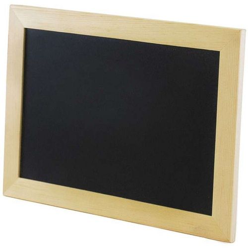 Smooth Surface Thin Sheet Wooden Frame Rectangular Black Chalk Board