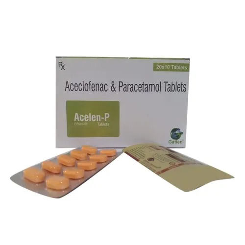 Aceclofenac And Paracetamol Aceleev P Tablets