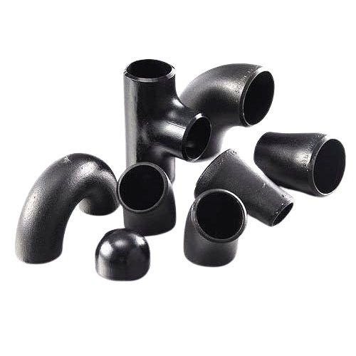 Black Carbon Steel Pipe Fittings Section Shape: Round