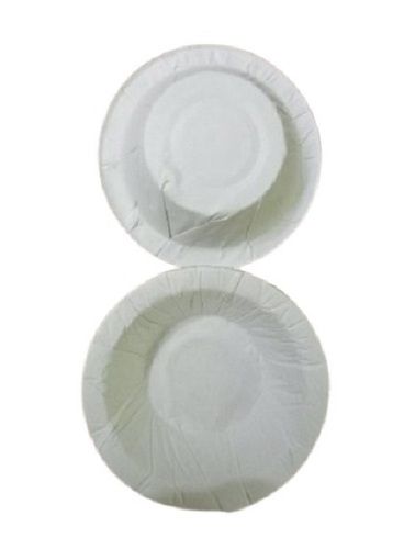 White Color 4 Inch Plain Round Paper Bowl For Event And Party Grade: Technical