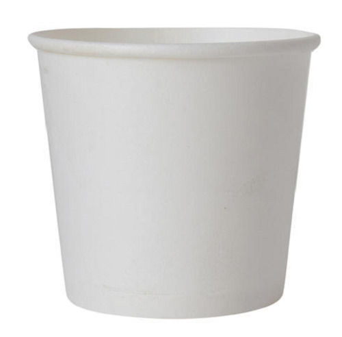 60 Ml Diameter 1 Mm Thick White Plain Circular Disposable Paper Cup 