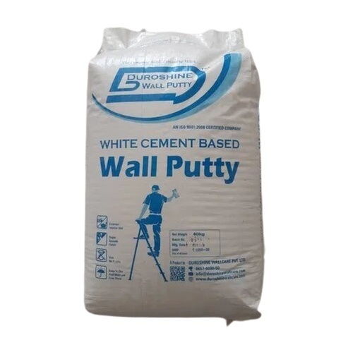 40 Kilogram Weather Resistance Duroshine White Cement Based Wall Putty ...