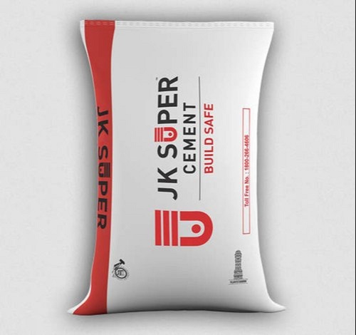 Solid Strong Long Lasting Highly Efficient And Durable Jk Super Cement - Grey Color, 50 Kg, Ultra-Fine Natural Sand, Low Heat Hydration, Extra Rapid Hardening, Aluminate Raw Material, 2% MgO, 2.8% SO3 