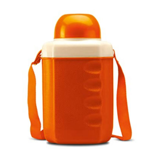 Orange And Cream 13.5 Inches Long, 1500 Ml, Plastic Body Screw Cap Beverage Water Bottle 