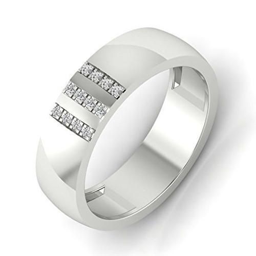 Men Elegant Look Trendy Stylish Strong And Beautifully Designed Silver Ring