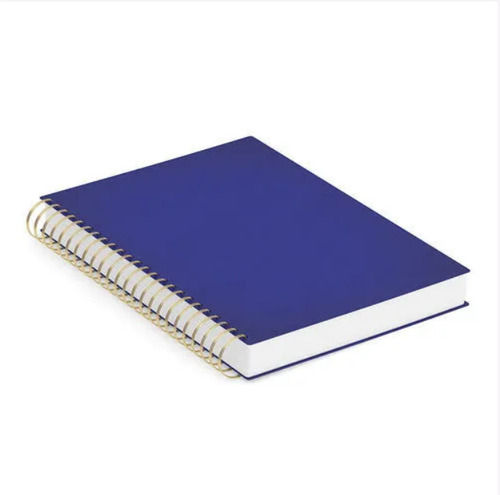 Paper Rectangular Spiral Binding Single Line Plain Cover Eco Friendly A4 Note Book