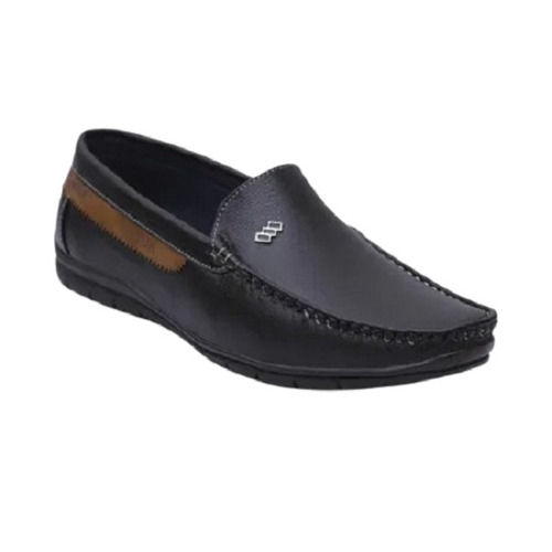 Comfortable And Fashionable Round Toe Style Casual Wear Leather Loafer Shoes