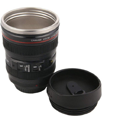 7 इंच लंबा 400 Ml स्टोरेज एल्युमिनियम और प्लास्टिक बॉडी कॉफ़ी मग