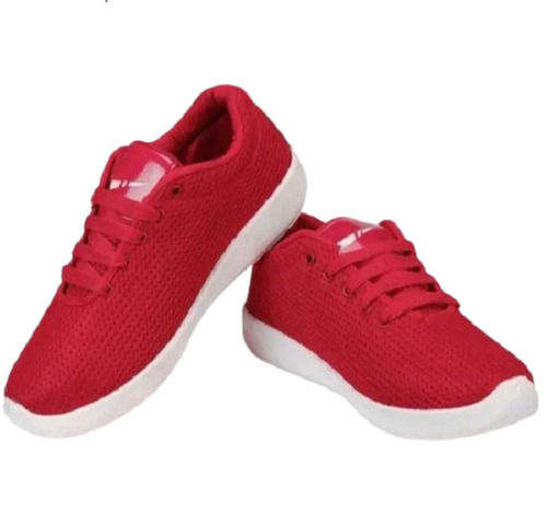 Light Weight And Comfortable Pu And Mesh Sports Shoes For Men'S