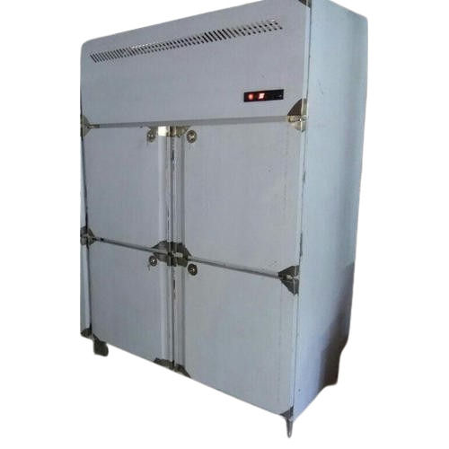 BS Stainless Steel Four Door Commercial Refrigerator, Capacity: 1200 L