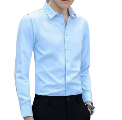 Long Sleeves Regular Fit Plain Cotton Formal Shirt For Mens Application: Pool