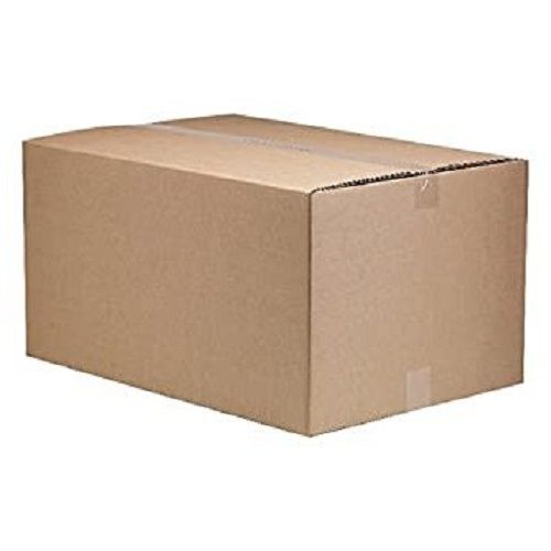 Brown 27X14X13 Inches Eco Friendly Paper Rectangular Plain Corrugated Box