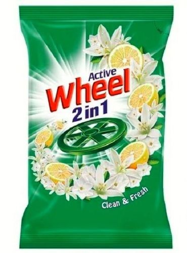 Lemon And Jasmine Fragrance Active 2 In 1 Detergent Powder, 1 Kilogram