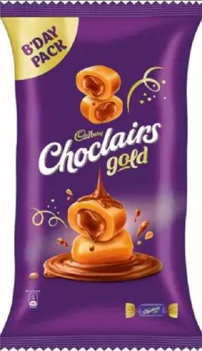 Brown Sweet And Delicious Chocolate Filled A Grade Choclairs Candy, 605 Gram