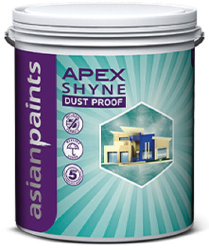 Any Color 1 Litre Asian Paints Apex Shyne Dust Proof Paint