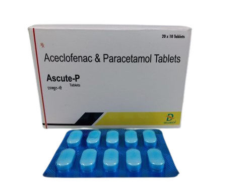 Ascute P Aceclofenac Paracetamol Tablet General Medicines