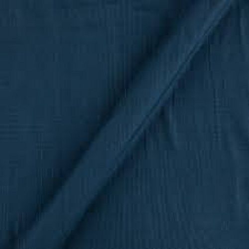 58 Inch Width Blue Coloured Plain Cotton Fabrics For Multiple Uses Decoration Material: Beads