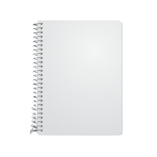 Easy To Carry A4 Rectangular Plain Spiral Paper Notebook