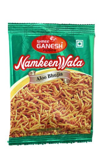 Food Grade Salty And Spicy Delicious Aloo Bhujia Namkeen, 50 Grams Pack