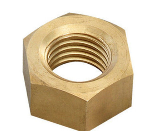 1 X1 Inches 36 MM Thick 10 Gram Polished Finish And Durable Brass Hex Nuts