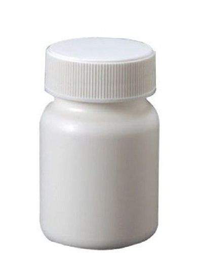 Size 20 Mm Capacity 40 Ml Round Shape White Empty Plastic Bottle Size: 20Mm