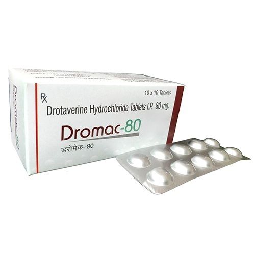 Drotaverine Hydrochloride Tablets I.P. 80 Mg, 10X10 Tablets Pack Organic Medicine