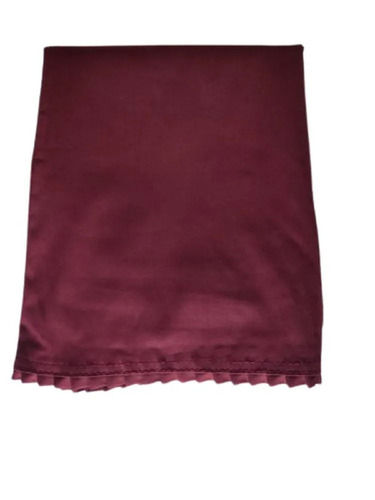 Maroon Stylish Plain Breathable Soft Comfortable Petticoat Fabric