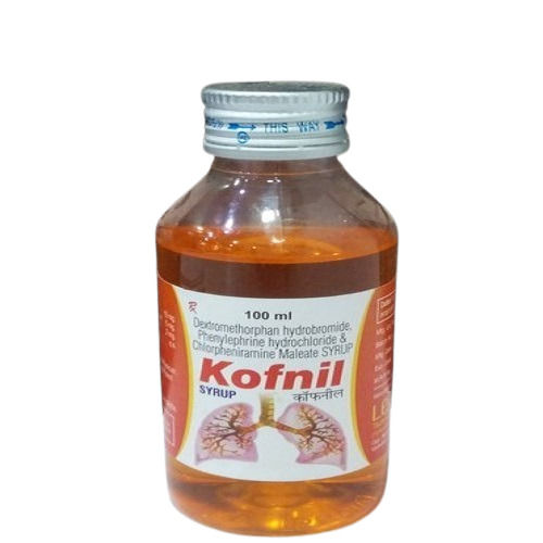  लिक्विड एलोपैथिक कोफनिल सिरप 100Ml बॉटल पैक 