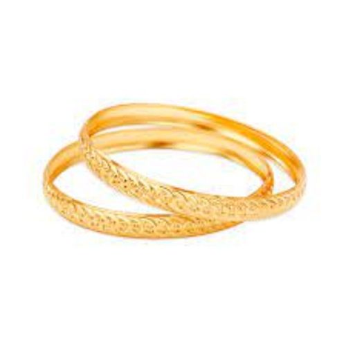 Excellent Design Round Shape Casting Ladies Gold Bangles