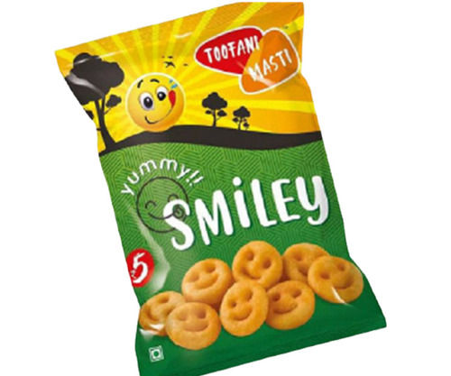 50 Gram Delicious Taste Salty And Crunchy Fried Ready To Eat Smiley Snacks