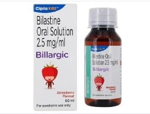 60 Ml 2.5 Mg Bilastine Oral Solution Ballargic Strawberry Flavour