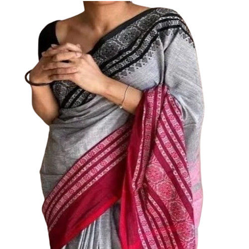 Multicolor Beautiful And Comfortable Designer Khadi Cotton Saree