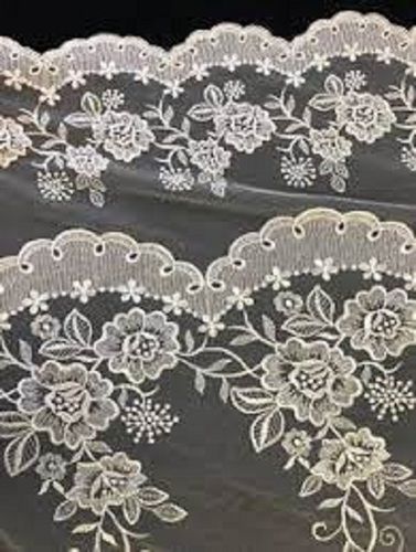 Grey Schiffli Embroidery Fabric, Packaging Type: Roll at Rs 250/meter in  Surat