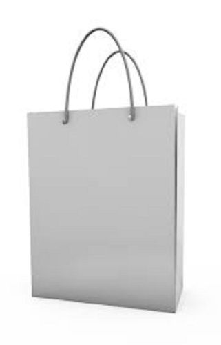 Fine Finish White Paper Carry Bag For Packaging 2 Kg Max Load: 5 Gram (G)