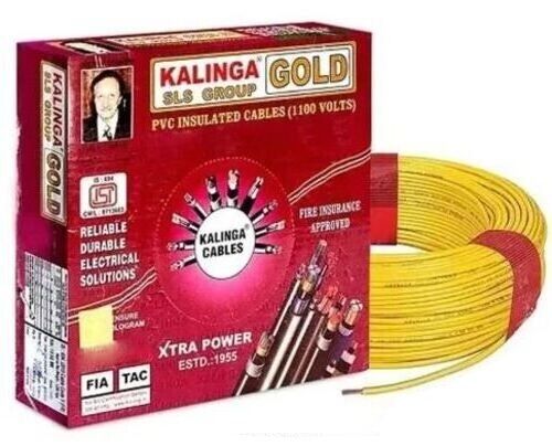 Heat And Fire Proof Single Core Pvc Copper High Voltage Electrical Kalinga Cable