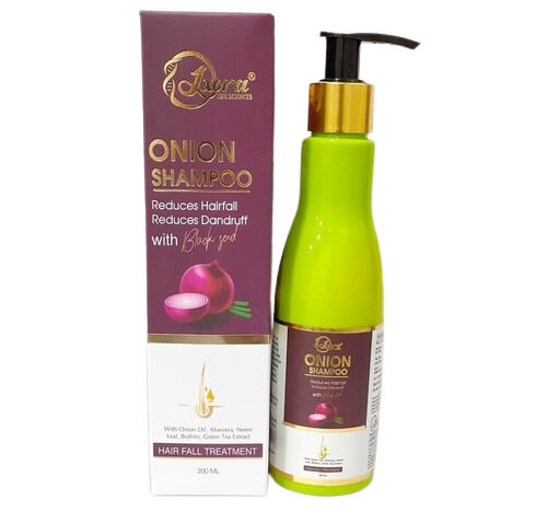 Pure Herbal Natural Anti Hairfall and Dandruff Lxora Onion Shampoo, 200ml