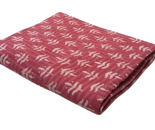 7 मीटर लंबा सॉफ्ट और वॉशेबल लीफ प्रिंटेड पैटर्न कॉटन बाटिक फैब्रिक