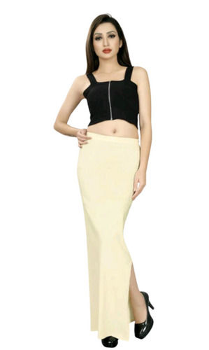 Black Skin Friendly Slim Fit Ladies Micropoly And Spandex Plain Saree  Shapewear Petticoat, Body Shaper Size: Small at Best Price in Vasai