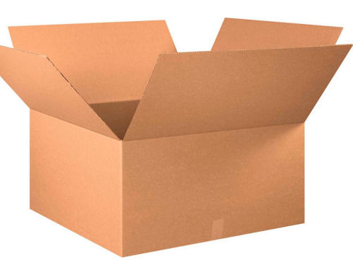 Light Weight And Eco Friendly Plain Rectangular Corrugated Paper Packaging Box