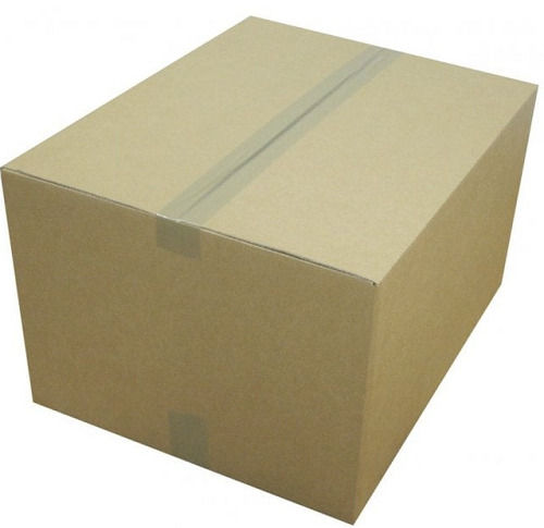 Matte Finished Square Shaped Plain Corrugated Shipping Box