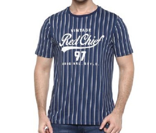 Mens Cotton Stripes T-Shirt