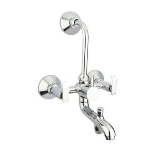 Wall Mounting Silver Finish Wall Mixer