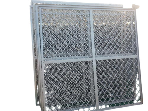 High Strength Aluminum Grill - 2.5x1x2.5 ft Gray Color | Eco-Friendly Corrosion Resistant High Hardness 70 HRC Modern Design