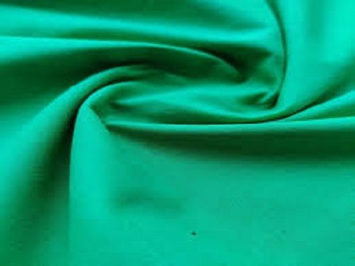 Green 100% Cotton Woven Shrink-Resistant 5 Meter Plain Fabric For All Seasons Density: 1.54-1.56 Gram Per Cubic Centimeter(G/Cm3)