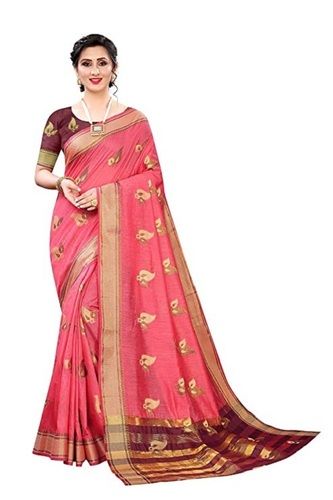 Buy S F Assam Cotton Indigo Blue Hand Block Floral Printed Sari Saree Woman  Wear at Amazon.in