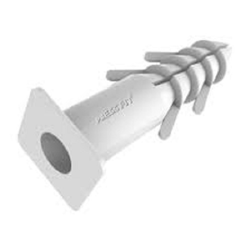 नाइटस्टैंड, बेडसाइड टेबल और ऑफिस डेस्क के लिए 3 इंच सफ़ेद लाइटवेट वॉल प्लग क्षमता: 2 Kg Kg/Day