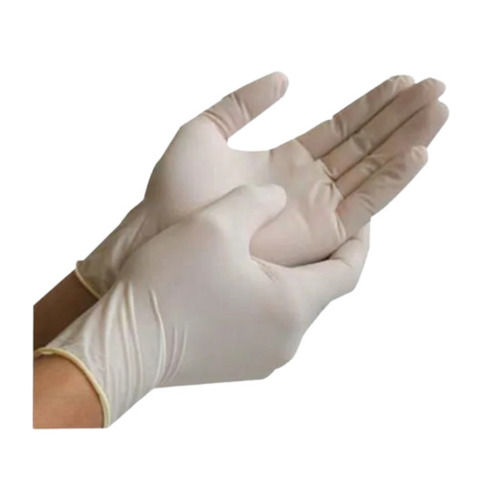 Medical Grade Full Fingered Plain Disposable Non Sterile Latex Gloves