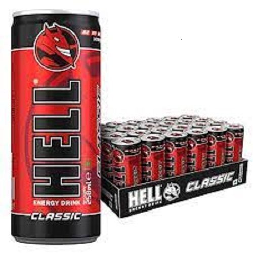 Beverage 0% Alcohol Content Hell Energy Drink With Can Packaging 