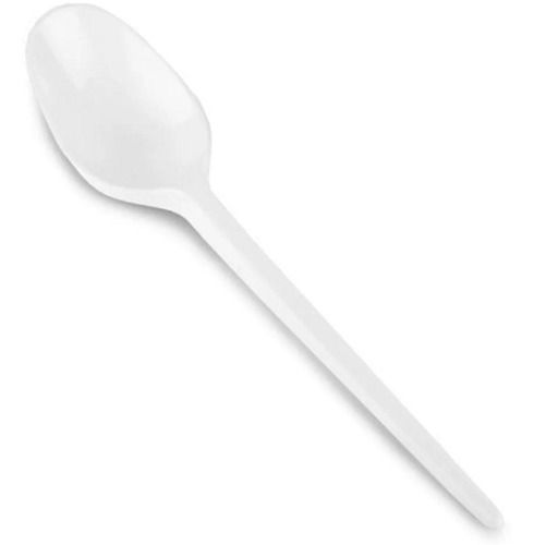 13 Centimeter Long Light Weight Disposable Polyvinyl Chloride Plastic Spoon