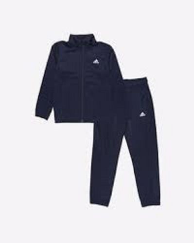 Modern Style Lightweight Breathable Polyester Navy Blue Tracksuits